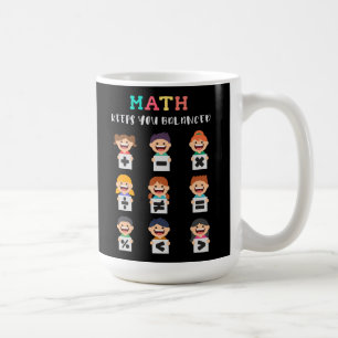 Wiskunde houdt je in evenwicht koffiemok