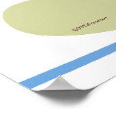 Wiskunde humor 'crunch numbers' illustratie Afdruk Poster (Hoek)