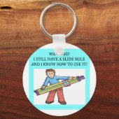 wiskunde humor diaregel sleutelhanger (Voorkant)