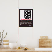 Wiskunde Humor en citaat van Plato Poster (Keuken)