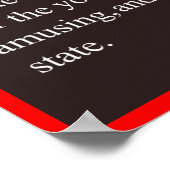 Wiskunde Humor en citaat van Plato Poster (Hoek)