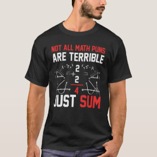 Wiskunde Humor Niet alle Wiskunde grappen zijn ver T-shirt