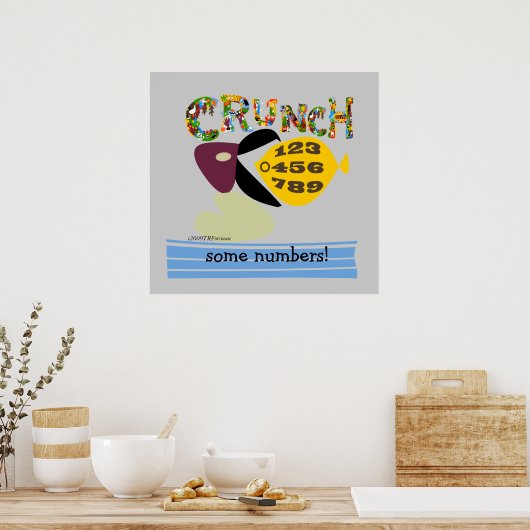 wiskunde humor poster (Keuken)