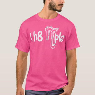 Wiskunde Ik haat mensen T-shirt