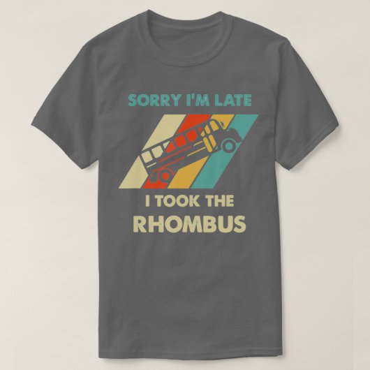 Wiskunde ik nam de Rhombus Funny Wiskunde Nerd T-shirt (Design voorkant)