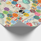 wiskunde in kleur cadeaupapier (Hoek)