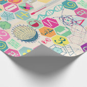 Wiskunde in kleur (roze) cadeaupapier (Hoek)