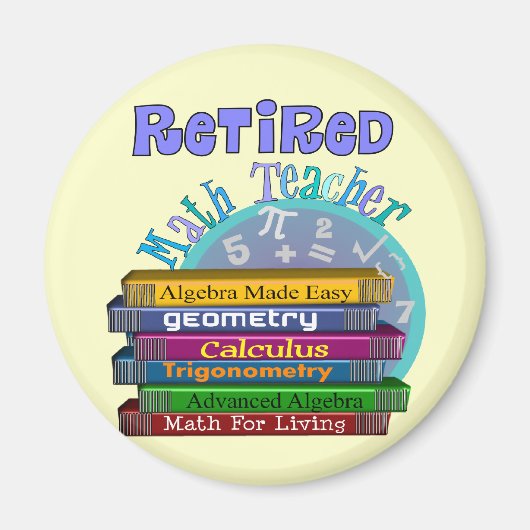 Wiskunde in ruste magneet (Voorkant)