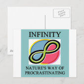 WISKUNDE INFINITEIT BRIEFKAART (Voorkant / Achterkant)