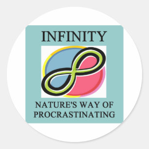 WISKUNDE INFINITEIT RONDE STICKER