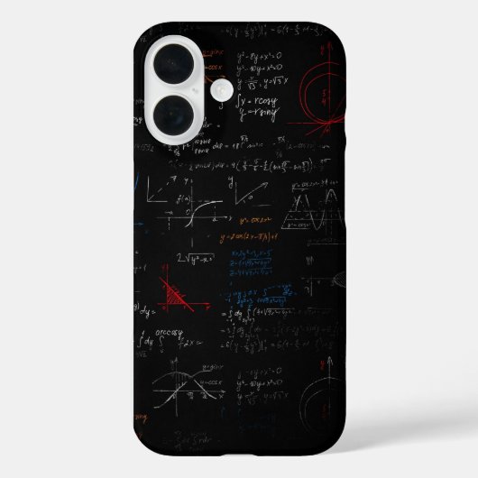 Wiskunde iPhone 16 Hoesje (Achterkant)