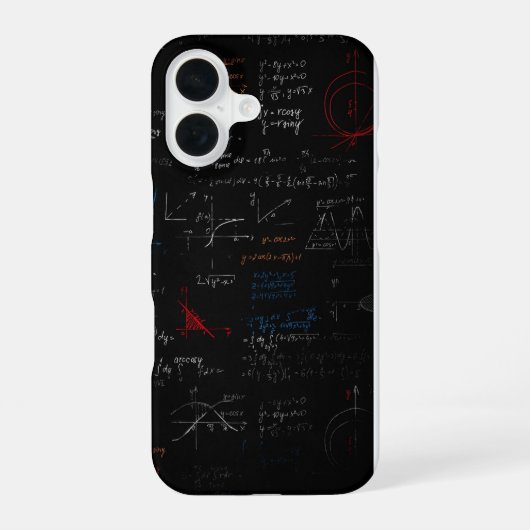Wiskunde iPhone 16 Hoesje (Achterkant)