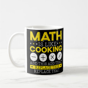 Wiskunde is als het koken van algebra-getallen voo koffiemok