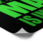 Wiskunde is belangrijke leraar-mathematische Wisku Poster (Hoek)