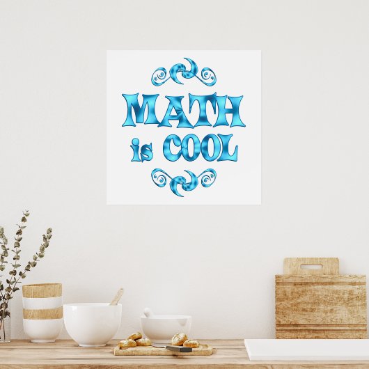 Wiskunde is Cool Poster (Keuken)