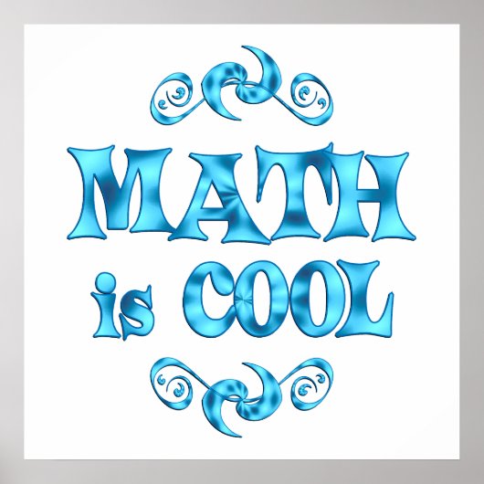 Wiskunde is Cool Poster (Voorkant)