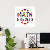 Wiskunde is de beste poster (Thuiskantoor)