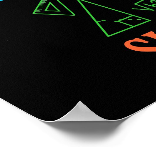 Wiskunde is de Wiskunde van de wiskunde van Superp Poster (Hoek)