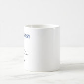 wiskunde Is Easy Funny Coffee Mok - Cadeau voor st (Center)
