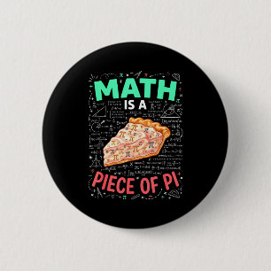 Wiskunde is een eitje - Pi-dag &amp; wiskundeliefh Ronde Button 5,7 Cm