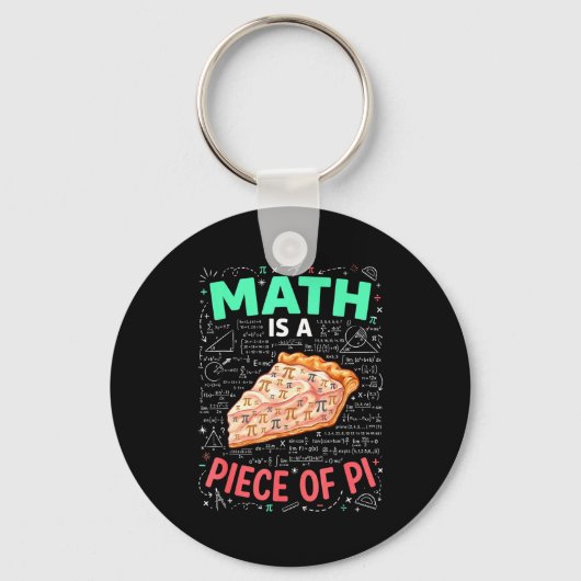 Wiskunde is een eitje - Pi-dag & wiskundeliefh Sleutelhanger (Voorkant)