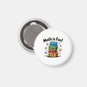 Wiskunde is een leuke sticker magneet (Voorkant / Achterkant)