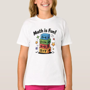 Wiskunde is een leuke sticker t-shirt