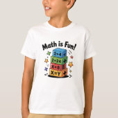 Wiskunde is een leuke sticker t-shirt (Voorkant)