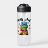 Wiskunde is een leuke sticker waterfles (Voorkant)