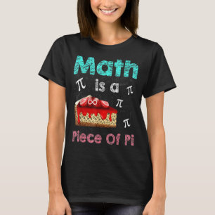 Wiskunde is een onderdeel van PI 3 14 Wiskunde 14  T-shirt