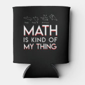 Wiskunde is een soort van mijn ding Wiskunde liefh Blikjeskoeler (Voorkant)