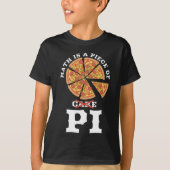 Wiskunde is een stuk koekje Apple Pi Happy Pi Day  T-shirt (Voorkant)