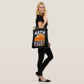 Wiskunde is een stuk taart Pi-dag grappig Tote Bag (Op model)
