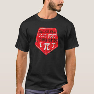 Wiskunde is een stuk van Pi Dag 3 14 maart 14e Wis T-shirt