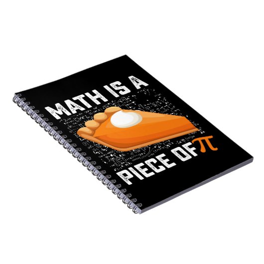 Wiskunde is een stukje pi-dagtaartwiskunde notitieboek (Rechterzijde)