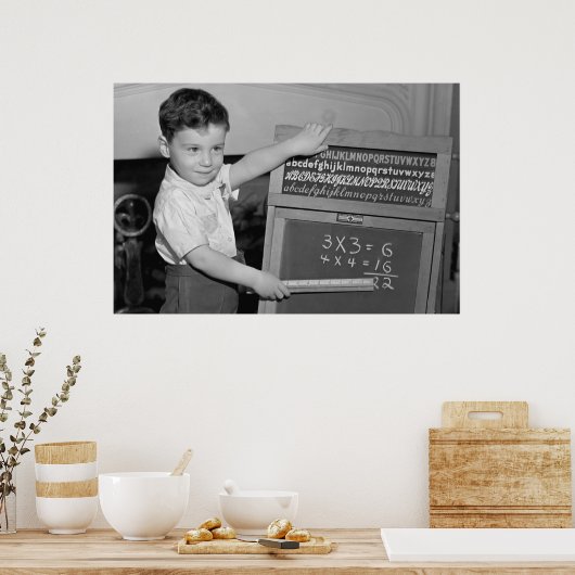 Wiskunde is eenvoudig poster (Keuken)