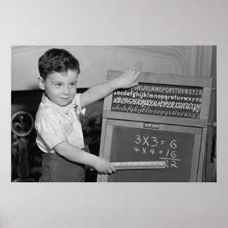 Wiskunde is eenvoudig poster