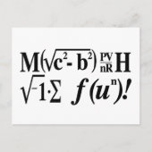 Wiskunde is Fun! Briefkaart (Voorkant)