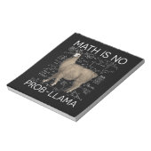 Wiskunde is geen Prob-Llama - Wiskunde Llama leraa Notitieblok (Linkerzijde)