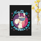 Wiskunde is geen ProbLlama Kaart (Gele Bloem)