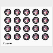 Wiskunde is geen ProbLlama Square Sticker (Vel)