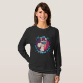 Wiskunde Is Geen ProbLlama T-shirt (Voorkant volledig)