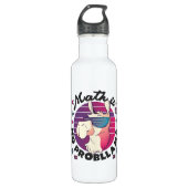 Wiskunde is geen ProbLlama Waterfles (Voorkant)