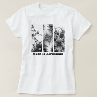 Wiskunde is Geweldige 1st Fractal Design T-shirt