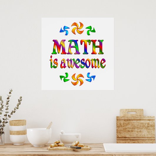 Wiskunde is Geweldige Poster (Keuken)