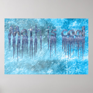 Wiskunde is koel poster