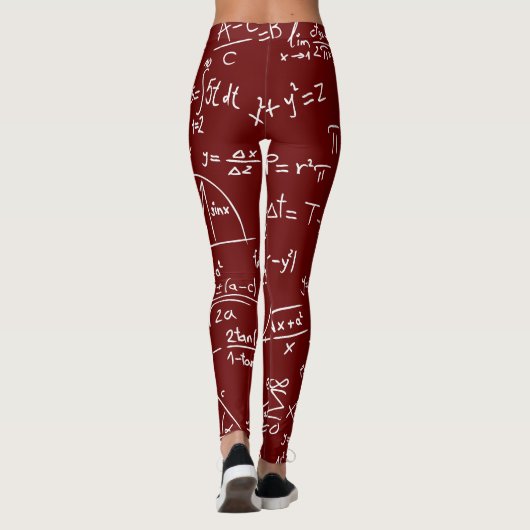 wiskunde is leuke leggings (Achterkant)