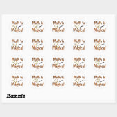 Wiskunde is Magisch Ronde Sticker (Vel)