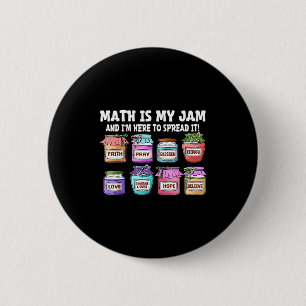 Wiskunde Is Mijn Ding En Ik Ben Hier Om Het Te Ver Ronde Button 5,7 Cm