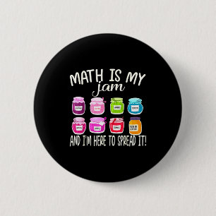 Wiskunde Is Mijn Ding En Ik Ben Hier Om Het Te Ver Ronde Button 5,7 Cm
